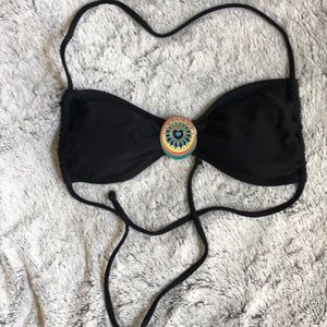 Black bikini top